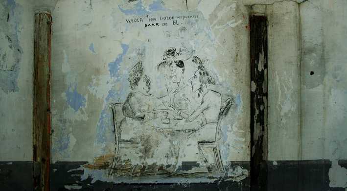 muurschilderingen van het Fort Benoorden