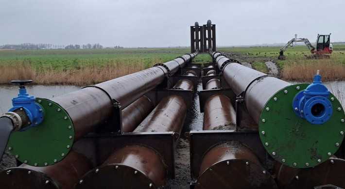 2025 werkzaamheden persleiding door Rijnland